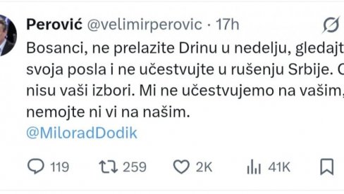 БОСАНЦИ, НЕ ПРЕЛАЗИТЕ ДРИНУ Блокадери без разлога вређају и прете Србима из Републике Српске (ФОТО)