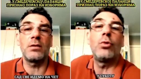 Bolno priznanje osnivača blokaderske liste u Smederevskoj Palanci (VIDEO)