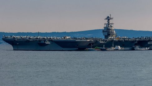 NAJVEĆI AMERIČKI NOSAČ AVIONA NAPUSTIO SPLIT: Zadržao se samo par dana