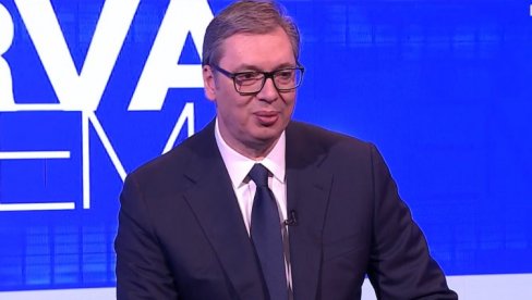 VUČIĆ U PRVOJ TEMI Predsednik Srbije govori o svim najvažnijim temama