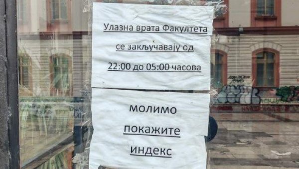 ШТА СИ РАДИО СИНАНИ? После смрти девојке јавност у шоку - Факултет је морао да буде закључан у то време