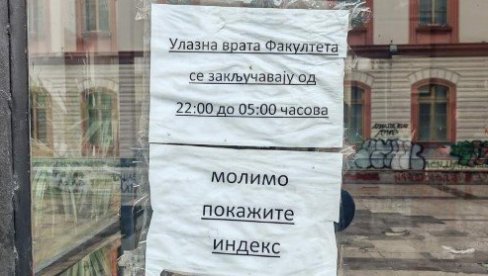 ŠTA SI RADIO SINANI? Posle smrti devojke javnost u šoku - Fakultet je morao da bude zaključan u to vreme