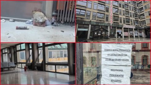 ПОЗНАТ ИДЕНТИТЕТ СТРАДАЛЕ: Девојка скочила са петог спрата Филозофског факултета због неодговорности и анархије блокадера?