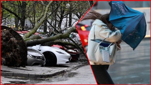 VOZILA SLUPANA, LJUDI POVREĐENI: Pogledajte fotografije snažnog nevremena koje se sručilo na Zagreb