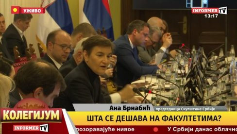NE PRIČAJTE DA JE SMRT DEVOJKE NA FILOZOFSKOM FAKULTETU IZOLOVAN INCIDENT Brnabić: Vi to ne znate jer ne znate ko su ljudi koji borave tamo