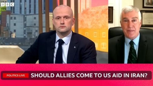 TO NIJE TRAGEDIJA, TO JE RATNI ZLOČIN: Britanski parlamentarac žestoko napao bivšeg Trampovog savetnika usred emisije zbog Irana (VIDEO)
