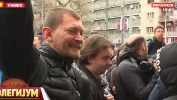 ОВО ЈЕ БЛОКАДЕРСКА НАЦИСТИЧКА ПОЛИТИКА: Смрт Вучићу, живели студенти - смрт и свим Јеврејима око њега (ВИДЕО)