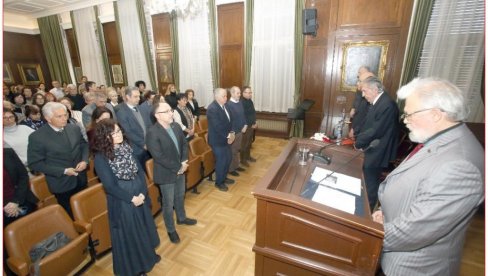 ČOVEK SA POSEBNOM ZEBNJOM I LJUBAVLJU ZA SVOJ NAROD:  U Matici srpskoj održana komemoracija u znak sećanja na akademika Mira Vuksanovića