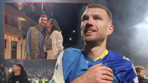 EDIN DŽEKO POBEDU PROSLAVIO U ZAGRLJAJU SUPRUGE: Odrekla se karijere u Americi zbog njega, a danas imaju četvoro dece
