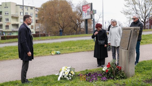 ИЗГУБИО ЖИВОТ НА БОМБАРДОВАНОМ ВАРАДИНСКОМ МОСТУ: Обележена 27. годишњица погибије Новосађанина Олега Насова током НАТО агресије