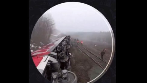 SEDAM VAGONA IZKLIZNULO IZ ŠINA U RUSIJI: Ima povređenih (VIDEO)