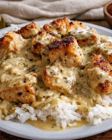 КРЕМАСТА ПИЛЕТИНА СА ПИРИНЧЕМ: Предлог за лаган ручак