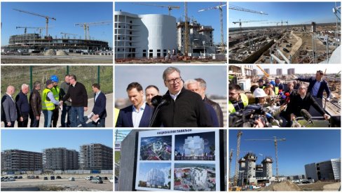 1.500 STANOVA, NACIONALNI PAVILJON, NOVA TOPLANA: Vučić obišao fascinantno gradilište Ekspa (FOTO/VIDEO)