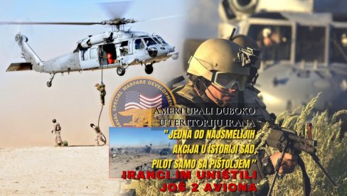 AMERI UPALI KOPNENO Jedna od najsmelijih operacija u istoriji SAD! Komandosi ušli duboko u teritoriju Irana, pilot samo s pištoljem (VIDEO)