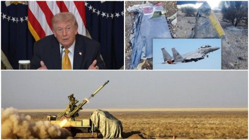 ТРАМП ОТКРИО ЧИМЕ ЈЕ ОБОРЕН Ф-15: Сумњали смо на иранску замку кад је пилот послао поруку