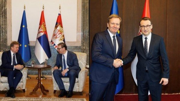 ОГЛАСИО СЕ СОРЕНСЕН НАКОН САСТАНАКА У БЕОГРАДУ: Постигнут напредак у разговорима са Вучићем и Петковићем