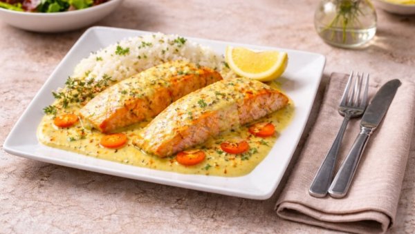 ПРСТЕ ДА ПОЛИЖЕТЕ: Лосос у жутом сосу