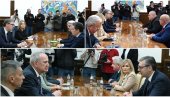 ZAVRŠENE KONSULTACIJE: Vučić razgovarao sa predstavnicima tri političke partije (FOTO)
