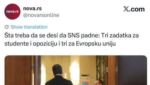 BLOKADERI VIŠE NE KRIJU NAMERE: Bukvalno mole da ih stranci postave za vlast! (FOTO)