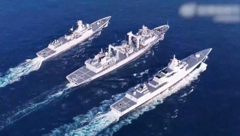 KINA SE POHVALILA: Novi razarač 055 „Anjcin“ pokazao snagu (VIDEO)