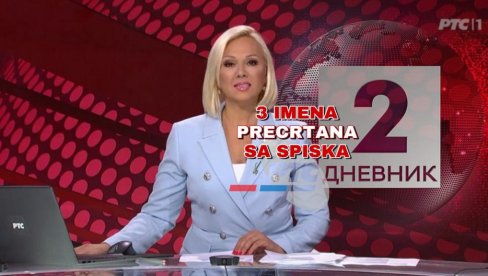 Precrtana 3 imena: Evo koji voditelji više neće voditi Dnevnik 2 na RTS-u - Ivona Pantelić i njih dvoje ispali sa spiska