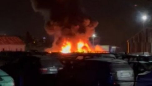 Горела Звицерова кола: Пожар у касарни Маслина у Подгорици