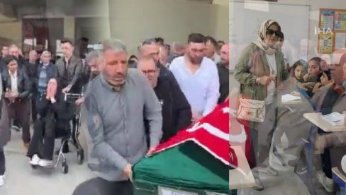 Potresne scene: Predato telo nastavnice koja je štitila đake dok je dečak ubica sejao smrt u turskoj školi (VIDEO)