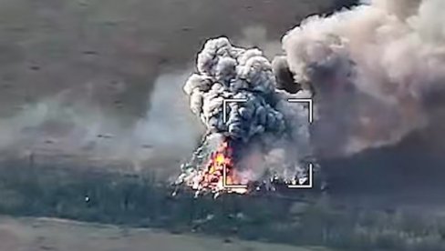 Ukrajinci spržili ruskog zmaja: Soncepjok, koji žari i pali, završio u plamenu (VIDEO)