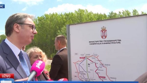 Вучић у Томашевцу, на отварању новог железничког моста на Тамишу: Битно је да се ради, али је подједнако важно то што смо га урадили сами