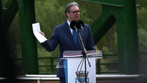 Vučić demontirao laži SSP-a da se most nakrivio i nema upotrebnu dozvolu: Evo vam rešenje, upotrebna dozvola, izdata pre mesec dana