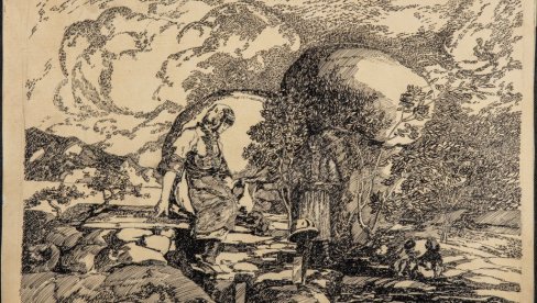 Herojska epoha naše umetnosti:  Prostor, trag, gest: crteži Milana Milovanovića, Koste Miličevića i Mališe Glišića iz zbirke Narodnog muzeja