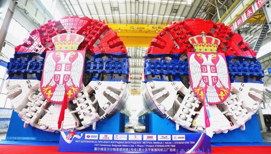 Кртице спремне за београдски метро: Две машине направљене у Кини ускоро стижу у Србију - огласио се министар Мали (ВИДЕО)