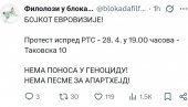 Никада краја блокадерском терору: Сада ће да блокирају улице и малтретирају људе у Србији и због Евровизије