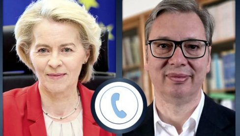 Vučić razgovarao sa Ursulom: Srbija nastavlja odgovorno i posvećeno da radi na usklađivanju sa evropskim standardima