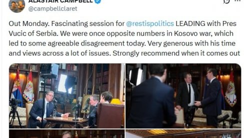 Вучић у британском поткасту: Ево када излази (Фото)