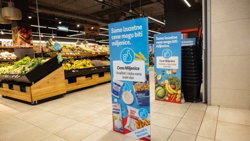 „Цене Миљенице“ - квалитет и ниска цена сваки дан: Трговински ланац МАXИ представио више стотина производа по редовно ниској цени