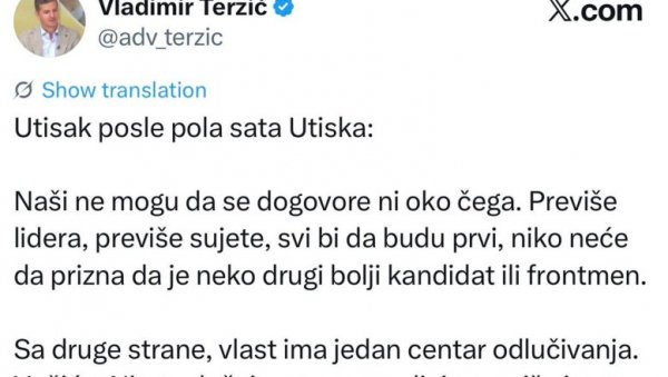 Блокадерски адвокат очајан: Ми ни око чега не можемо да се договоримо, свађамо се око свега! (ФОТО)
