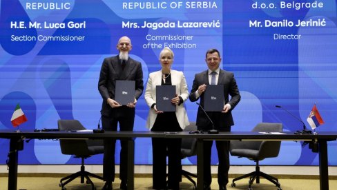 Потписан уговор: Италија учествује на изложби Експо 2027 у Београду