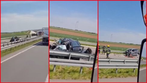 Samo par minuta pre nesreće stigla poruka vozačima: Upozorenje nije pomoglo, jeziv udes kod Rume odneo tri života (Video)