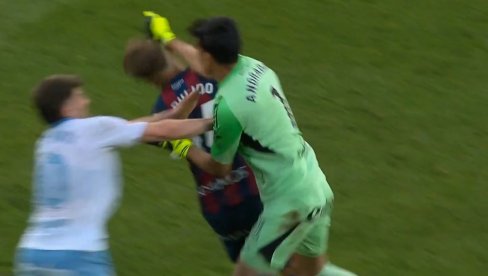 Srbi ostali zapanjeni skandalom: Golman je toliko odlepio (i počeo sve da bije) da je kažnjen sa dve kazne! (VIDEO)