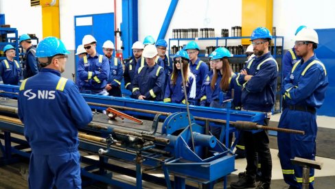 Mladi u srcu naftnih operacija: Studenti Tehničkog fakulteta „Mihajlo Pupin“ posetili kompaniju NIS