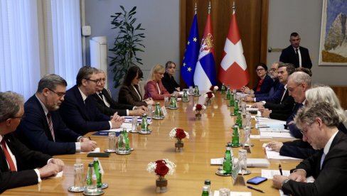 Vučić dočekao švajcarskog predsednika: U toku plenarni sastanak delegacija (VIDEO)