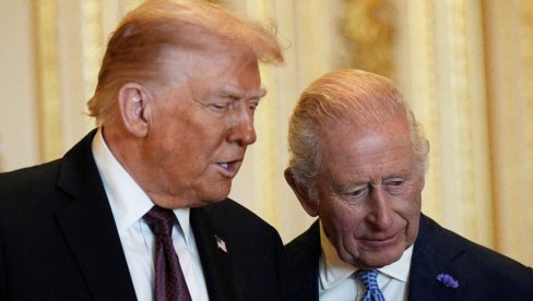 Skandal: Pukla bruka tokom posete kralja Čarlsa Americi