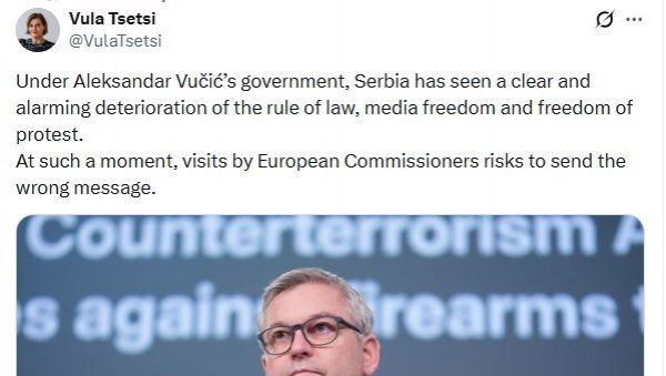 Цеци у нервном растројству због посете европског комесара: Блокадери бацају лоптицу, али пас који им симболизује Србију и није тако послушан