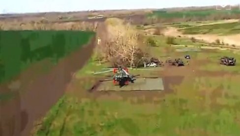 Ukrajinci objavili snimke: Pogledajte kako su dronovima razneli ruske helikoptere (VIDEO)