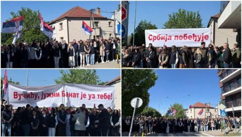 Vučiću, južni Banat je uz tebe: Veliki broj građana Pančeva okupio se da dočeka predsednika (FOTO)