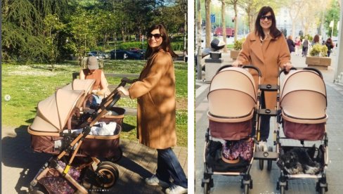 Naša glumica se porodila u 5. deceniji i dobila blizance: Izvela bebe u šetnju - u korak sa maratoncima (foto)