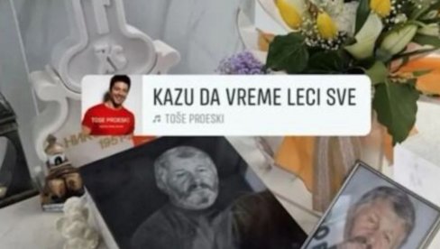 Sestra Tošeta Proeskog objavila bolne kadrove sa groblja (foto)