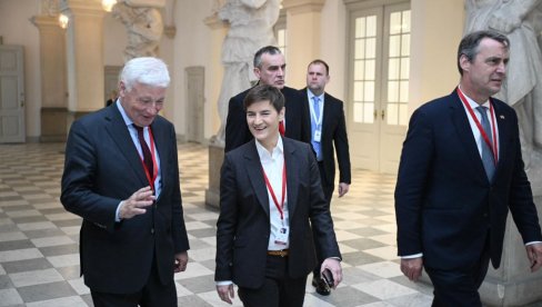 Brnabićeva u Kopenhagenu, na prijemu kod kralja Danske Frederika Desetog: Sutra učestvuje na Konferenciji predsednika parlamenata