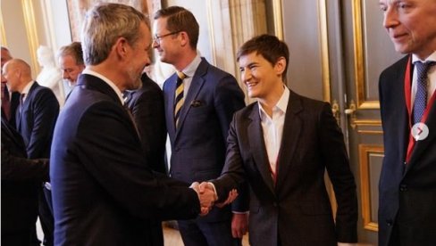 Велика част за Србију Брнабићева гошћа краља Данске Фредерика Десетог: Хвала Вам на срдачном гостопримству и дивном пријему